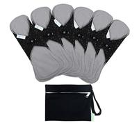 wegreeco 6 Pcs Reusable Menstrual Pads, Ultra Absorbent Cloth Pads for Heavy Flow, Sanitary for Teens, Women, Nonslip, Grey Inner, Black Outer, Medium