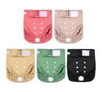 wegreeco Female Dog Diapers, Washable Reusable Pet Puppy Doggie Diapers for Small Medium Large Female Dogs in Heat Period, Doggy Period Panties Medium