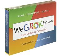 WeGROK Relationship & Conflict Resolution Cards - Guided Conversation Game for Couples, Friends & Family - Emotional Intelligence & Communication Tool for Difficult Talks & Deeper Connection