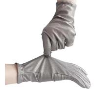 WEHAM 100% Silver Fiber Electromagnetic Radiation Protective Gloves, EMF RF Anti-radiation Glove, 5G WIFI Anti-Radiation,Grey,XL