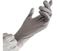 WEHAM 100% Silver Fiber Electromagnetic Radiation Protective Gloves, EMF RF Anti-radiation Glove, 5G WIFI Anti-Radiation,Grey,L