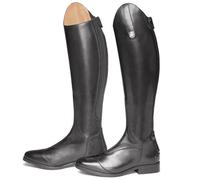WEHAM Black,46,Women Men Equestrian Boots Retro Lace up PU Leather Knight Boots Outdoor Riding Long Boots for Beginner