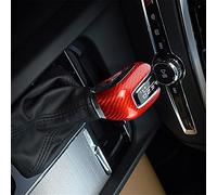 WEHOMY Car Gear Shift Knob Head Cover Real Carbon Fiber Interior Car Pull Handle Pad Case Trim for V&olvo S60 V60 2020