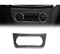WEHOMY Carbon Fiber For B&enz ML 2012-2016 GL 2013-2016 GLE 2015-2018 GLS 2015-2018 Car Air Conditioner CD Frame Decoration Cover Trim
