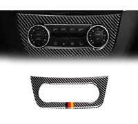 WEHOMY Carbon Fiber For B&enz ML 2012-2016 GL 2013-2016 GLE 2015-2018 GLS 2015-2018 Car Air Conditioner CD Frame Decoration Cover Trim