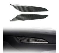 WEHOMY Center Console Gear Shift Both Side Panel Decoration Cover Trim 2Pcs for A4 B9 2017-2019 Carbon Fiber Car Accessories