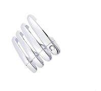 WEHOMY For T&oyota For Yaris XP130 MK3 For Vitz Car ABS Chrome 4Door Handles Cover Trim Stickers9 2012-2019