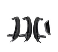 WEHOMY Interior Door Handle Trim for BMW X3 X4 F25 F26 2010-2016 LHD RHD Interior Door Armrest Pull Handle Genuine Leather Cover Full Set Assembly Car Inner Door Handle(RHD 7PCS Carbon)