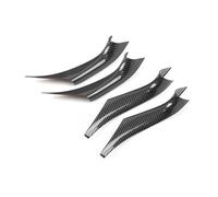 WEHOMY Interior Door Handle Trim for BMW X3 X4 G01 G02 2018 2019 2020 2021 2022 Interior Inner Door Handle Trim Cover Car Inner Door Handle(2 Pair Carbon Fiber)