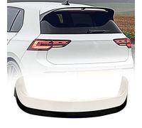 WEHOMY Spoiler Rear Window Roof Spoiler ABS Spoiler For VW For Golf MK8 R GTI GTD GTE 2020 2021 2022 2023 Car Accessories (Color : White)