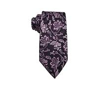 Wehug Men's Classic Paisley Tie Silk Woven Necktie Jacquard Neck Purple Ties For Men EU-LG0025