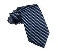 Wehug Men's Classic Solid Tie Silk Woven Necktie Jacquard Neck Blue Ties For Men EU-LD0054