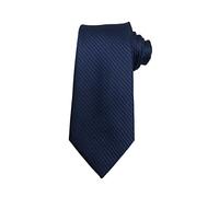 Wehug Men's Classic Solid Tie Silk Woven Necktie Jacquard Neck Dark Blue Ties For Men EU-LD0051