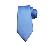 Wehug Men's Classic Solid Tie Silk Woven Necktie Jacquard Neck Light Blue Ties For Men EU-LD0058