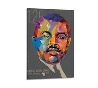 WEHWEGB Marcus Garvey National Heroes of Jamaica Poster Wall Art Cover Room Vintage Poster Decorative Painting for Bedroom Living Room Aesthetic Elegant Poster 20x30inch(50x75cm) Frame-style