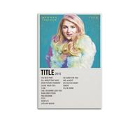 WEHWEGB Meghan Trainor Poster Wall Art Cover Room Vintage Poster Decorative Painting for Bedroom Living Room Aesthetic Elegant Poster 12x18inch(30x45cm) Unframe-style