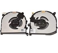 WEI AI CPU &GPU Cooling Fan Replacement fit for Dell XPS 15 9560 Left Side 0VJ2HC Right Side 0TK9J1 (CPU+GPU)
