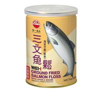 Wei-I Ground Fried Salmon Fish Floss with Laver and Sesame, shredded fish 200g | Product of Taiwan