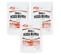 Wei Long Kiss Burn Spicy & Hot Gluten Strips Mixed Flavour Chewy Snacks 卫龙辣条小零食 260g (Pack of 3)