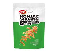 Wei Long Spicy Strips Instant Snacks 卫龙 魔芋爽 素毛肚 252g - Sour & Hot (Pack of 1)