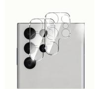Wei Tech Camera Protection Tempered Glass Double Glazing for Samsung Galaxy S24 Ultra - 9H Hardness, Ultra HD Clarity, Complete Camera Protection, Full Coverage, Scratch-Resistant, Pack of 2 Camera