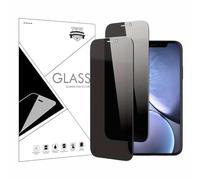 Wei Tech Tempered Glass Screen Protector with Privacy Screen for iPhone XS Max/11Pro Max, 6.5 Inch - 9H Hardness, Anti-Sight, Ultra HD, Anti-Fingerprint, Edge-to-Edge, Scratch-Resistant, Bubble-Free