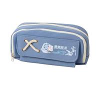 Wei Wu Xian Anime Pencil Case 3D Printing Double-Layer LAN Wang Ji Stationery Box Large Capacity School Supplies Stationery Storage Students