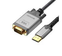 Weiara DP TO VGA 1080P Connection Cable Adapter Cable 2m Computer VGA Cable