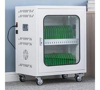WEICNE 20-60 Spots Mobile Phone Storage Locker & Usb Charging Station, Rechargeable Mobile Phone Charging Cabinet, Mobile Phone Charging Station, For School Church Airport 40slots-White