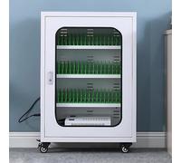 WEICNE 20-60 Spots Mobile Phone Storage Locker & Usb Charging Station, Rechargeable Mobile Phone Charging Cabinet, Mobile Phone Charging Station, For School Church Airport 60slots-White