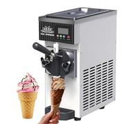 WEICNE Soft Serve Ice Cream Machine for Home | Countertop Soft Serve Ice Cream Maker | 4-5 Kg/H Output | One-Click Cleaning & Rapid Cooling | with Lcd Panel | for Commercial & Home Use White