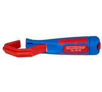 WEICON Cable Stripper No. 35-50 | Stripping Tool for Stripping Round Cables, Blue | red