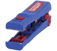 WEICON Data-Strip No. 30 | Stripping tool for conductors and stranded wires 4,0 - 10,0 mm Ø | Micro insulation 0.05 - 0.5 mm² (0.2-0.8 mmØ) (30-20 AWG), Blue/Red, one size, 52000030