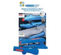 WEICON Electrical Installation Set 1 / Round Cable Stripper No. 13 / Duo-Crimp No. 300
