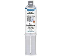 WEICON Epoxy Minute Adhesive 24 ml Double Syringe 2 Components Epoxy Resin Adhesive for Metal Wood Stone Plastic Glass Ceramic GRP etc. Transparent Crystal clear