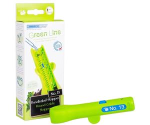 WEICON Tools Round Cable Stripper No. 13 Green Line, 55000013