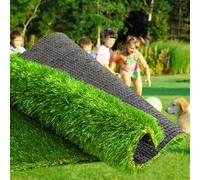 Weidear Artificial Grass Thick Turf 3 ft x 5 ft,1.38" Artificial Synthetic Fake Grass Rug, Indoor/Outdoor Realistic Turf Grass Lawn Mat for Dogs Pets, Patio, Landscape, Garden, Custom Size