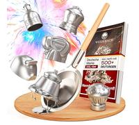 WEIDEBACH® Fun Wax Melting Set - Alternative to Casting | Lead in ook with over 500 interpretations, non-toxic wax luck game for the new year.