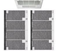 weideer 2PCS RV A/C Ducted Air Grille for Dometic, Duo-Therm RV Air Conditioner Grille, RV Air Conditioner Cover with RV AC Filter Replacement for Dometic 3104928.019 Polar White K-175