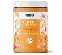 Weider - Peanut Butter Smooth 100% natural, no added sugars, suitable for vegans, without palm oil, 1 kg [packaging may vary]