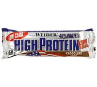 Weider 40% Protein Bar, Chocolate, 25 x 50 g, 1.25 kg