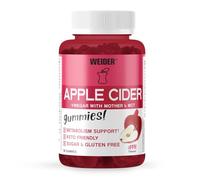 Weider Apple Cider Vinegar Gummies – ACV & Coconut Oil, B6 B9 B12, Vegan – 50 Gummies