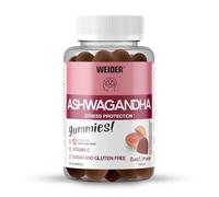 Weider Ashwagandha Gummies (40 Gummies) Sweet Orange Flavour, with KSM-66 Ashwagandha Root Extract and Vitamin C, Helps to Reduce Stress and find Sleep, Sugar-Free, Gluten-Free, 20 Servings