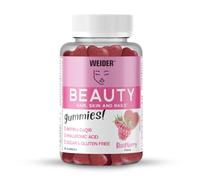 Weider Beauty Gummies - Nourishes hair, nails and skin - anti-ageing formula with Q19 - sugar- free - gluten-free - biotin - vitamin C - zinc - 40 gummies