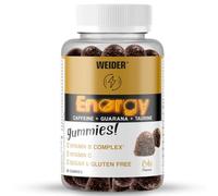 Weider Energy Caffeine Gummies (80 Gums) Cola Flavour. Caffeine Gummies with Guarana, Taurine, Vitamin B and C. Sugar Free. Allergen Free. (10 Servings)