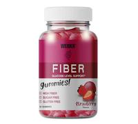 Weider Fiber Gummies (36 Gums) Strawberry Flavour. Gummies with 6g Soluble Fiber Fibersol/Serving, Supporting Digestion Processes and Blood Sugar Control. No Added Sugar, Gluten-Free.