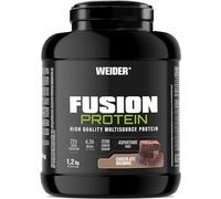 Weider Fusion Protein (1,2kg) Chocolate-Brownie Flavour. Complete Formula Based on 4 Quality Protein Sources, 22g Animal & Plant-Based Proteins + 4,3g BCAA/Serving, No Added Sugar, Aspartame Free