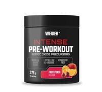 Weider Intense Pre-Workout (375g) Fruit Punch Flavour. Nitric Oxide Precursors, with 200 mg Caffeine and 6000 mg Amino Acids/Serving, L-Citrulline, L-Arginine, Aspartame-Free (18 porciones)