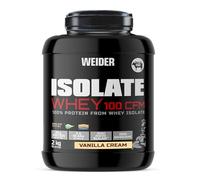 Weider Isolate Whey 100 CFM 2 kg - 100% Aislado de Proteina de Suero/Alta Pureza y Calidad Superior