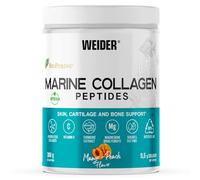 Weider Marine Collagen (300g) Mango-Peach Flavor, 9.5 g Hydrolyzed Fish Collagen/Serving, with Vitamin C, Magnesium, Turmeric extracts, and Black Pepper (BioPerine), for Skin, Cartilage, and Bones